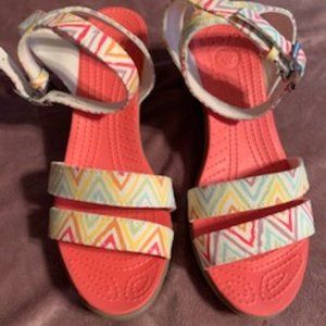 Crocs Ankle Wrap Sandals